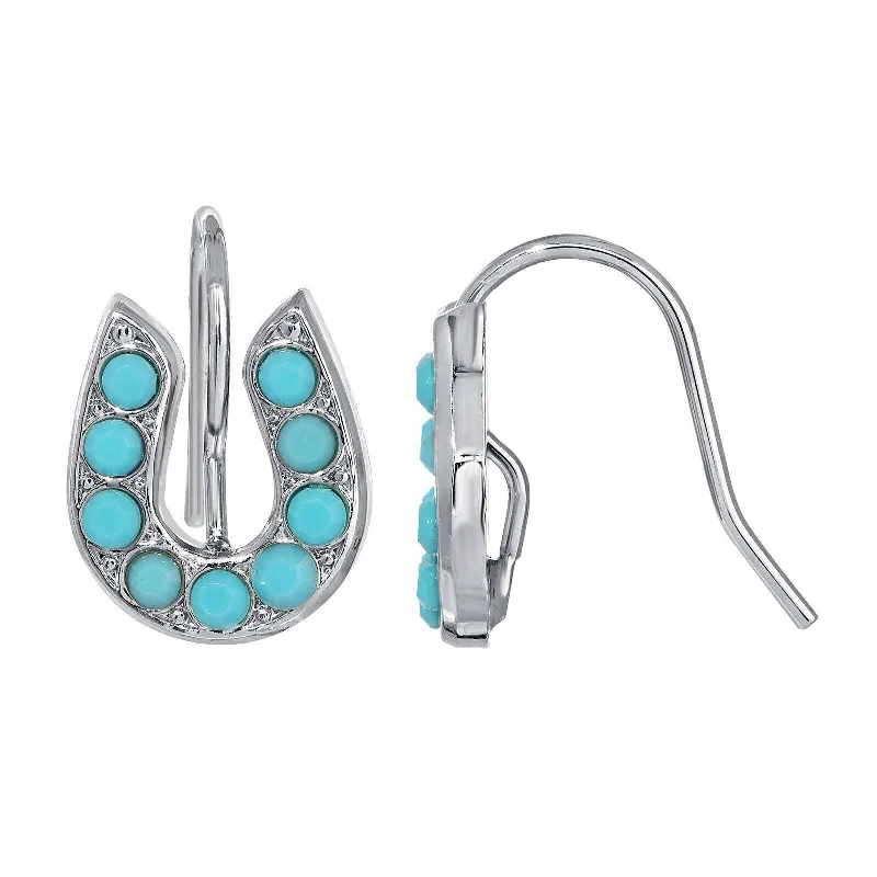 Best hoop earrings with detachable studs for a versatile and adjustable accessory-1928 Jewelry Petite Horseshoe Wire Earrings