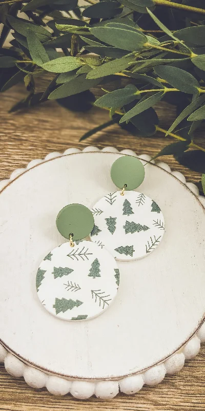 Best hoop earrings with vintage coins for a retro, antique-inspired style-Adorable Christmas Earrings