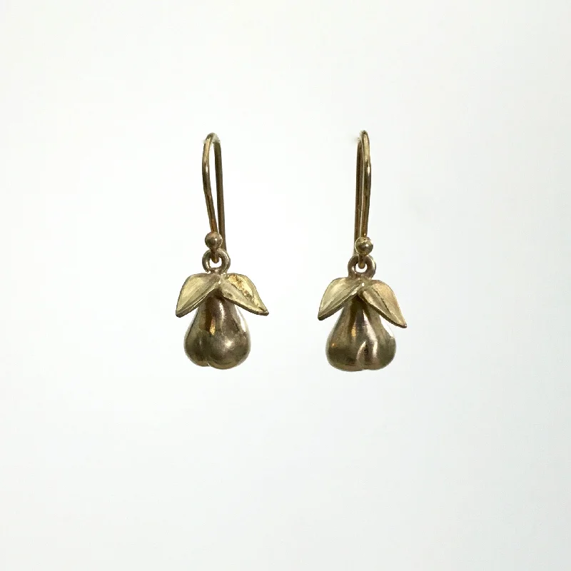 Best hoop earrings with angel wing accents for a spiritual and meaningful design-Annette Ferdinandsen Gold Pear Earrings