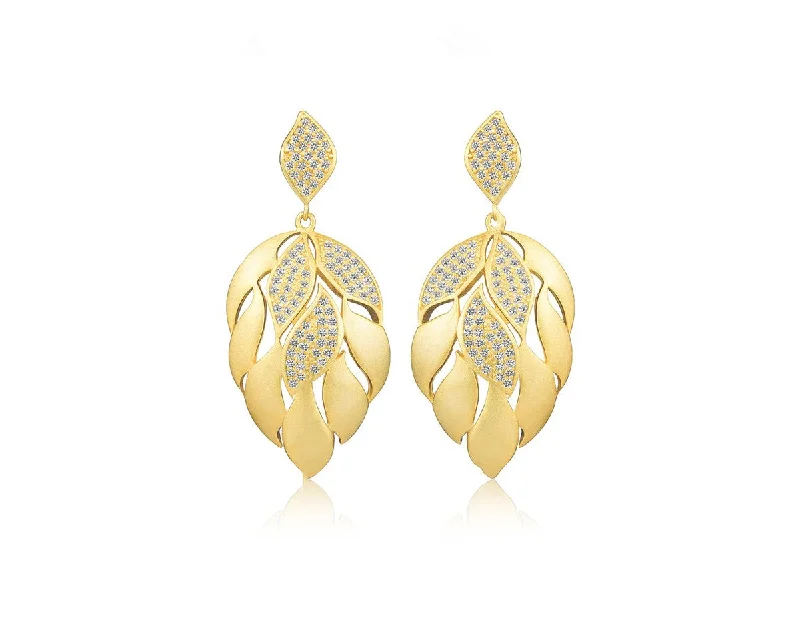 Hoop earrings with floral motifs for a feminine and nature-inspired look-Aster Flower Petals Earring