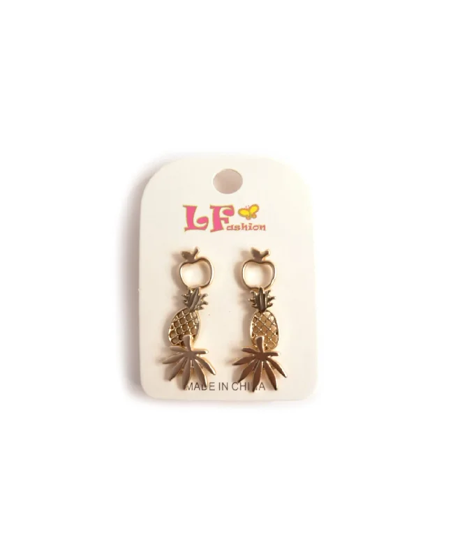 Hoop earrings with diamond-cut surfaces for added sparkle and shine-Let's Be Tropical Earring Set