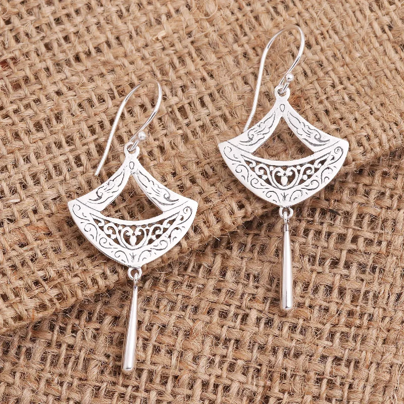 Best hoop earrings with detachable studs for a versatile and adjustable accessory-Paper Lanterns Sterling Silver Paper Lantern Dangle Earrings