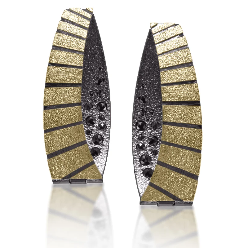 Best hoop earrings with vintage rhinestone embellishments for a retro-glam effect-Stripe E4