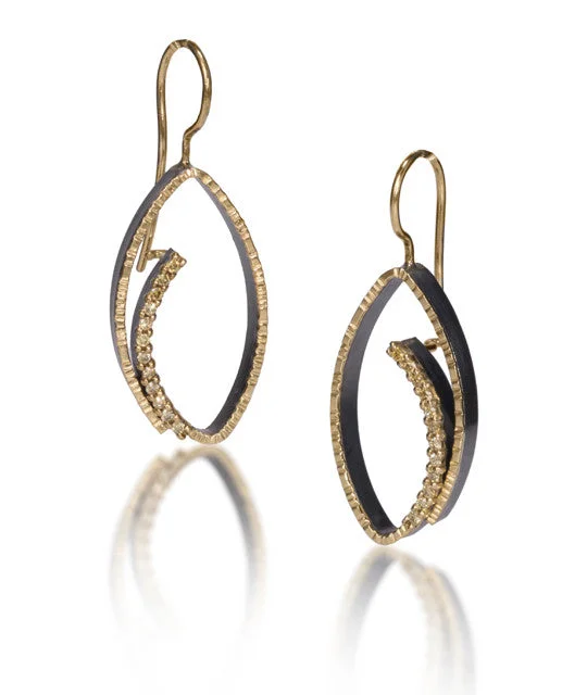 Hoop earrings with removable pendants for a versatile and customizable accessory-Tempest E3-AU-M