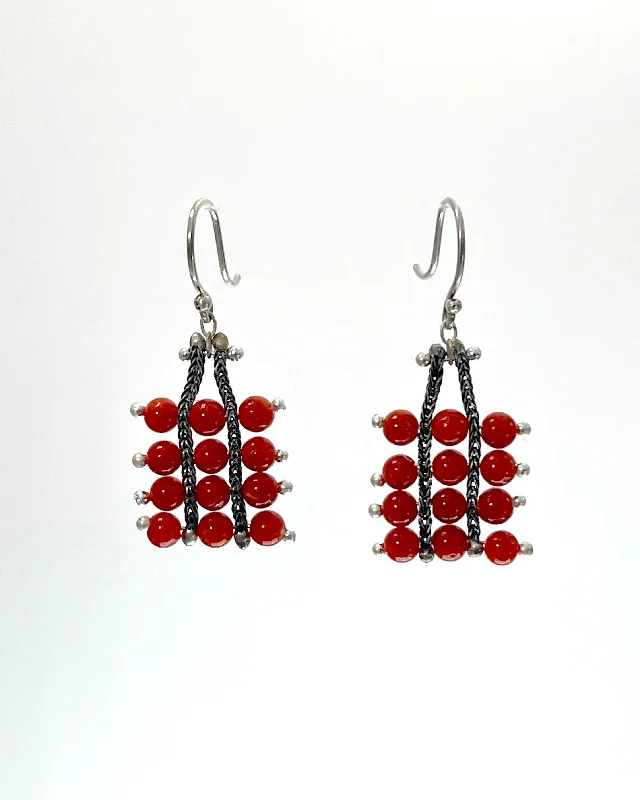 Best hoop earrings with sterling silver for an affordable and chic design-Ten Thousand Things Coral Square Earrings