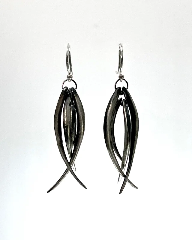 Best hoop earrings with crescent-shaped designs for a bold, moon-inspired style-Ten Thousand Things Long Whisker Earrings