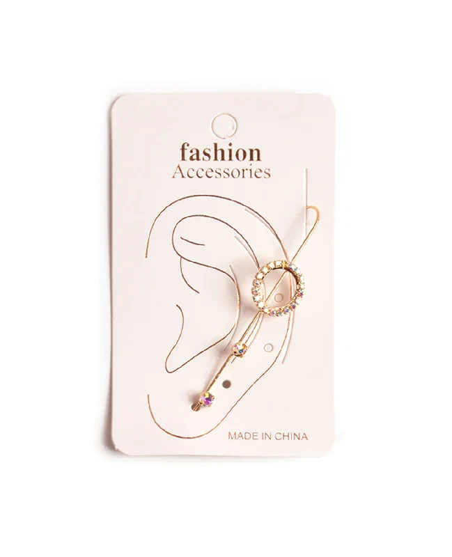 Best hoop earrings with asymmetrical designs for a fashion-forward, avant-garde look-The Universe Ear Cuff Earring