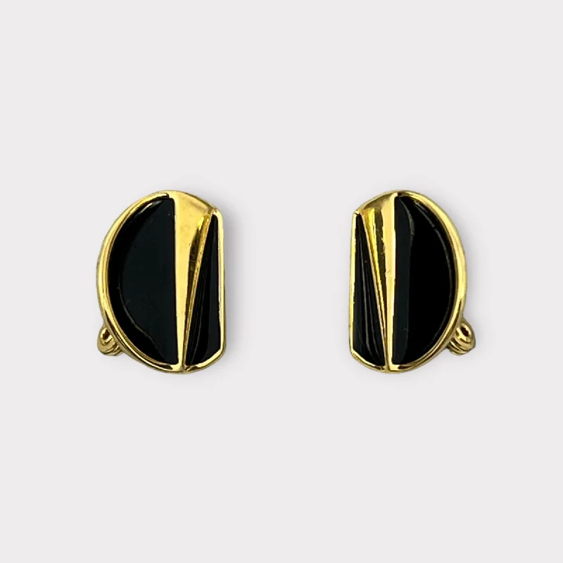 Hoop earrings with textured gold for a refined and sophisticated aesthetic-Transamerica Earrings