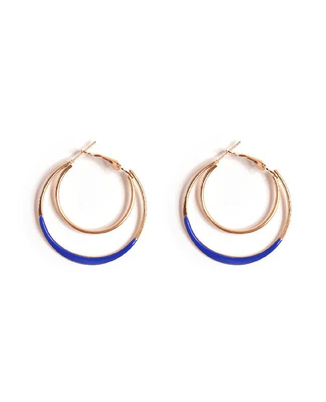 Best hoop earrings with enamel details for a colorful and modern look-Vivid Colors Hoop Earring