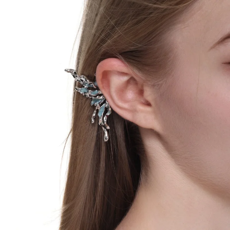 Best hoop earrings with tribal designs for a cultural and exotic aesthetic-Women's Punk Butterfly Earring