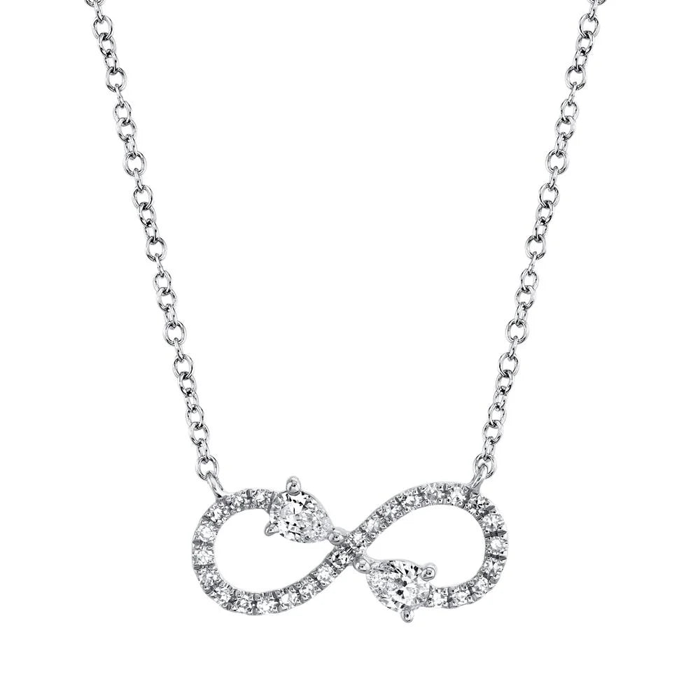 Best necklaces and pendants with vintage coin pendants for a unique accessory-0.22ctw Diamond Infinity Necklace