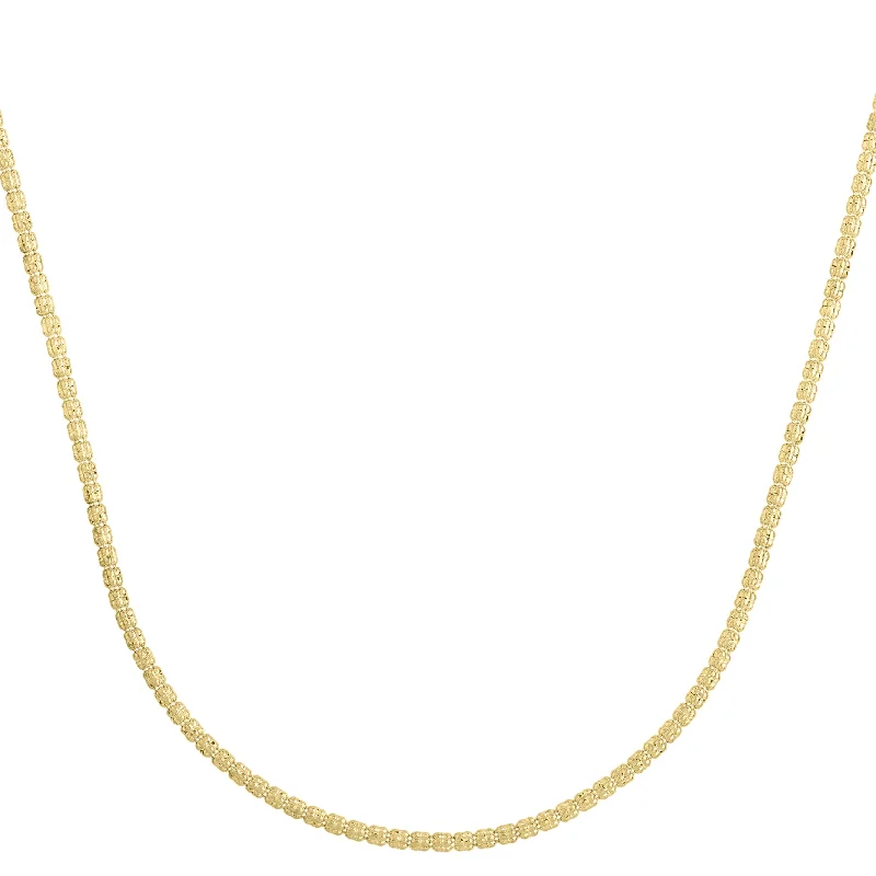 Personalized necklaces and pendants with initials for a customized and meaningful gift-14K 2.74mm Fancy Ice Chain