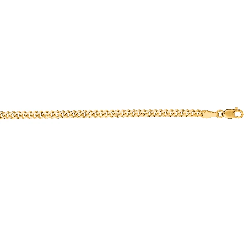 Best necklaces and pendants with statement designs for a fashionable accessory-14K 3.6mm Gourmette Chain