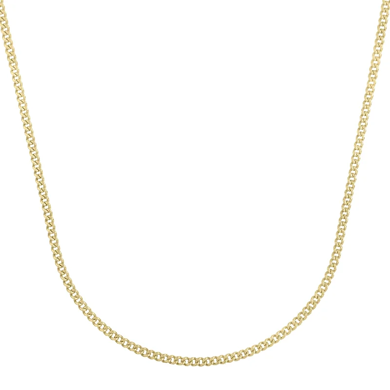 Beautiful necklaces and pendants with diamond-encrusted designs for maximum sparkle-14K Gold 2.8mm Light Gourmette Chain