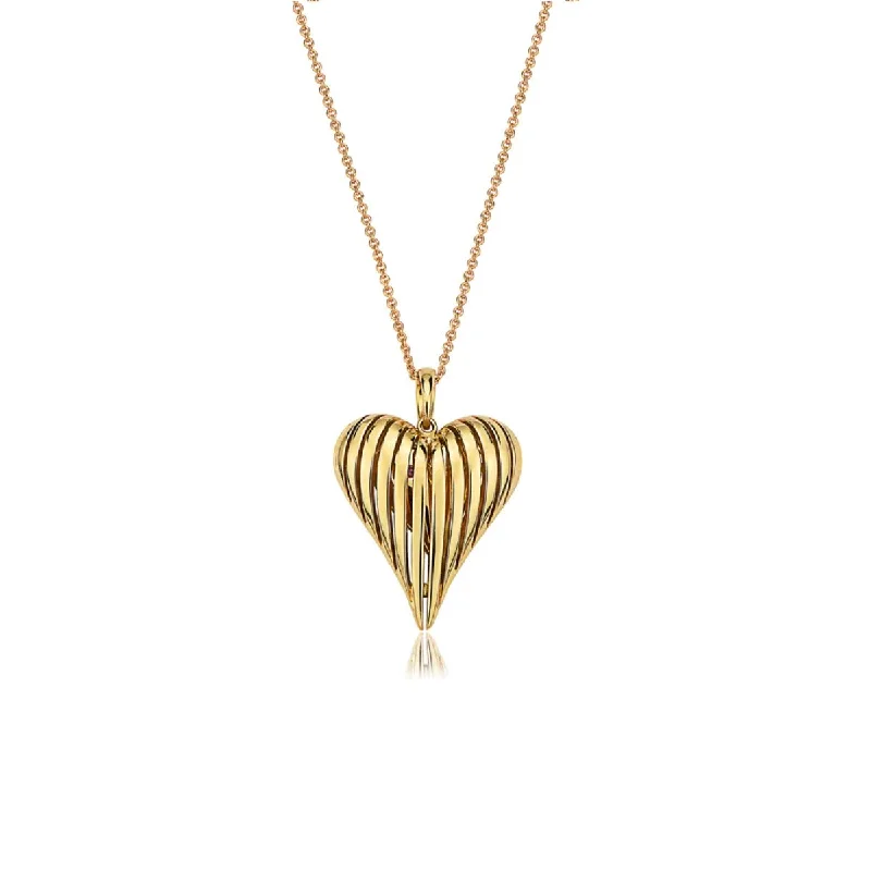 Best necklaces and pendants with rose gold for a warm and romantic appeal-Angel Heart Pendant