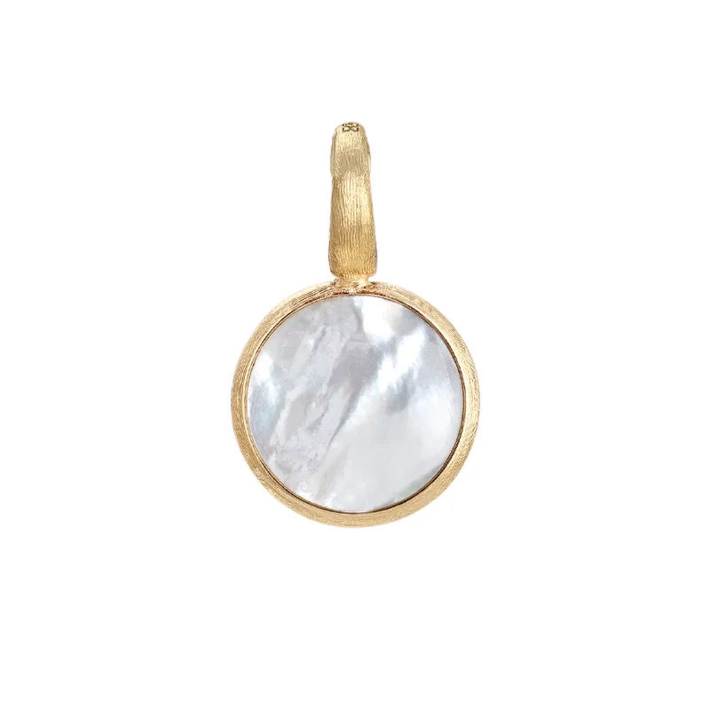 Best necklaces and pendants with silver chains for a sleek, timeless look-Jaipur Color Mother of Pearl Pendant