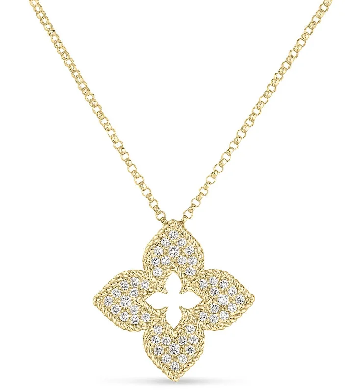 Trendy necklaces and pendants with statement pieces for a bold fashion statement-Diamond Venetian Prince Necklace