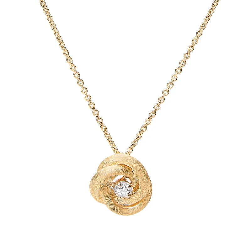 Best necklaces and pendants with oval pendants for a classic, elegant shape-Jaipur Gold Floral Pendant with Diamond Center