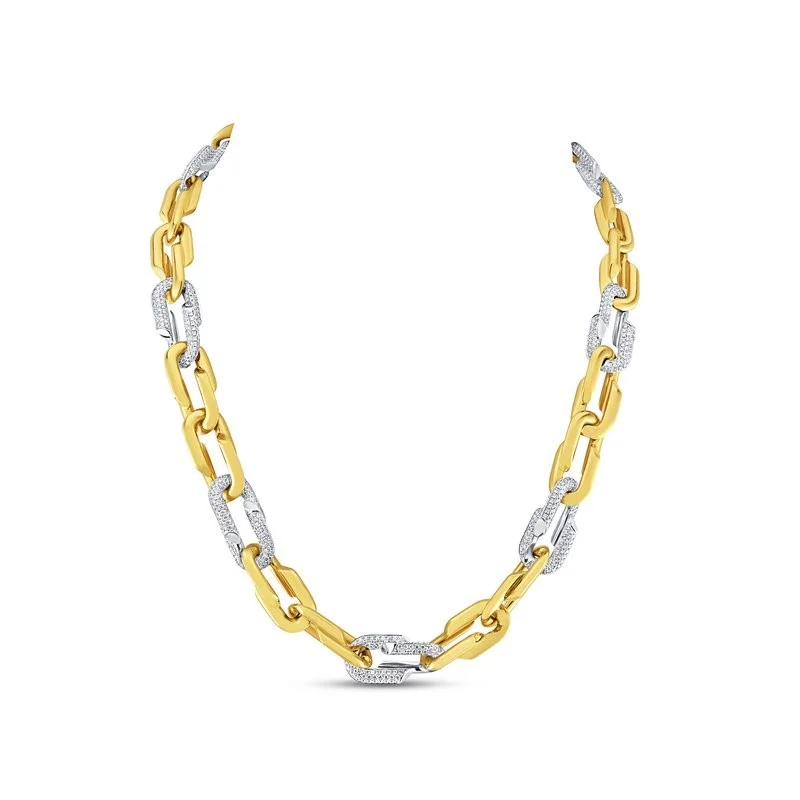 Best necklaces and pendants with sterling silver for an affordable yet stylish choice-8.92ctw Diamond Link Necklace