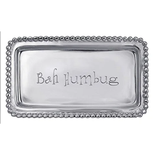 Necklaces and pendants with ocean-inspired designs for a refreshing, beachy feel-"Bah Humbug" Statement Tray