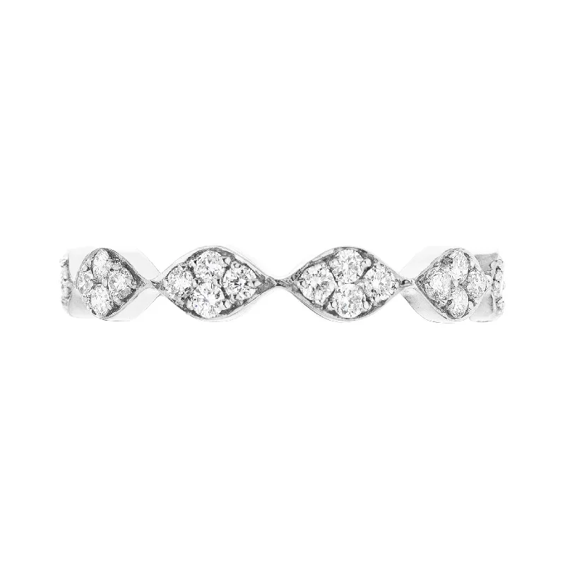 Best necklaces and pendants with floral designs for a feminine and elegant feel-Darcy Diamond Band, White Gold