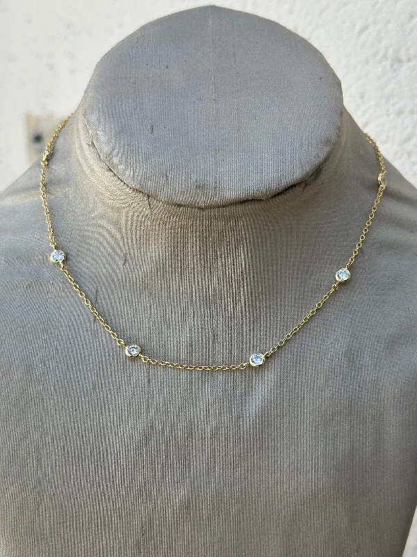 Best necklaces and pendants with statement designs for a fashionable accessory-Diamond by the Yard Choker