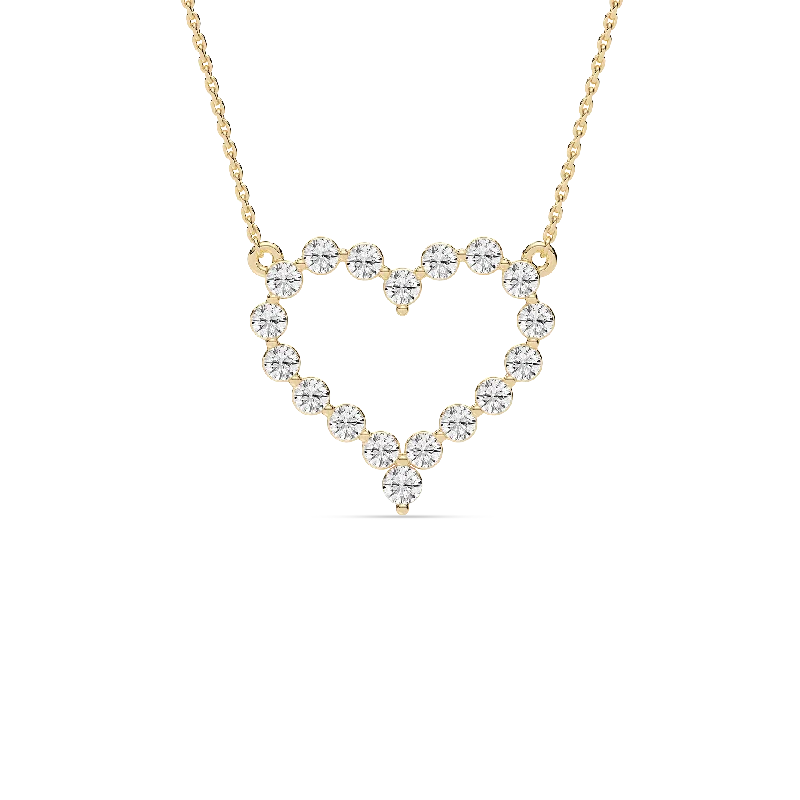 Stylish necklaces and pendants with diamonds for a glamorous and elegant look-Everlasting Heart Pendant