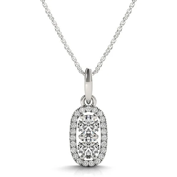 Beautiful necklaces and pendants with layered chains for a fashionable, chic look-Fashion Diamond Pendant