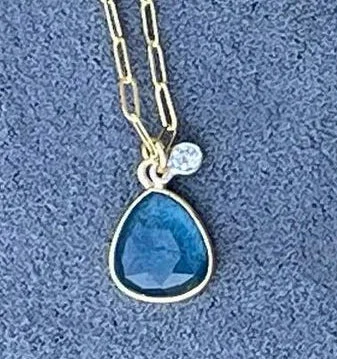 Best necklaces and pendants with emerald gemstones for a rich, sophisticated design-London Blue topaz pendant