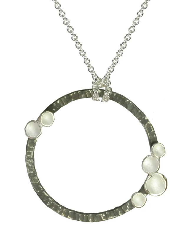 Beautiful necklaces and pendants with layered chains for a fashionable, chic look-Medium Satellite Pod Pendant