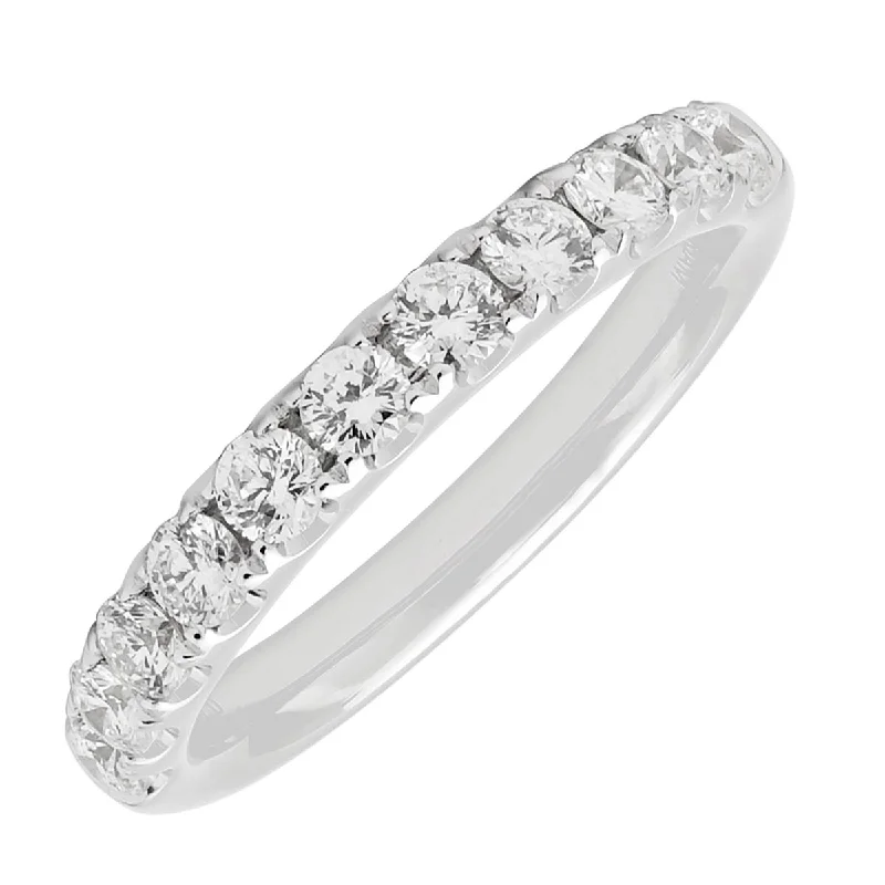 Rings with knot motifs for symbolic love -Northern Star Diamond Band in 14kt White Gold (3/4ct tw)