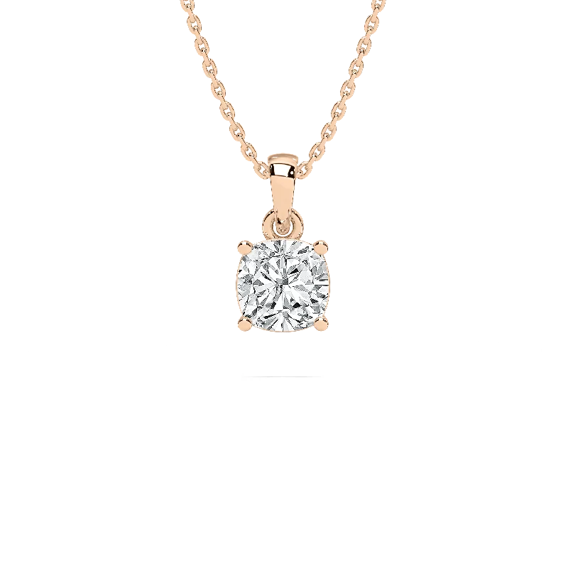 Best necklaces and pendants with infinity hearts for a romantic, eternal symbol-Timeless Cushion Solitaire Pendant