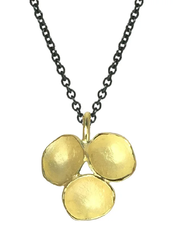 Layered necklaces and pendants for a trendy and fashionable stacked look-Tri-Pod Pendant