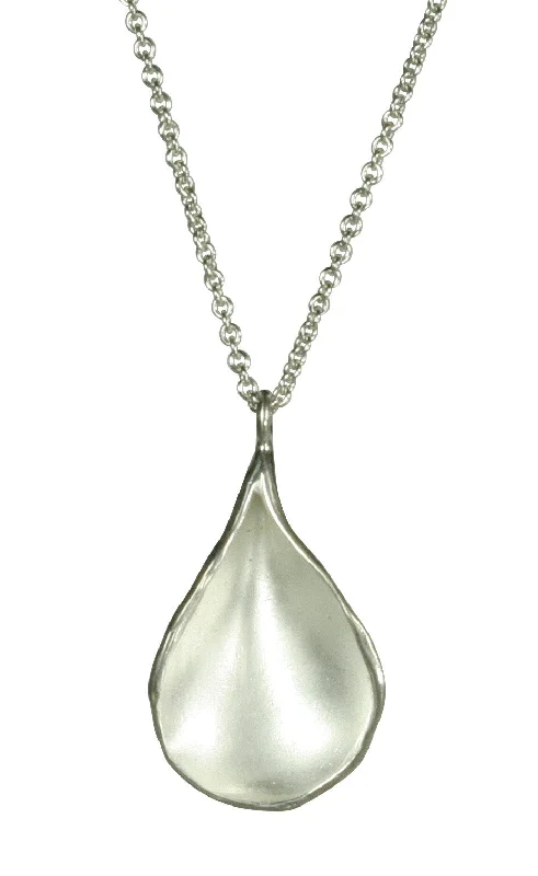 Necklaces and pendants with feather designs for a boho-chic, carefree vibe-XLarge Petal pendant