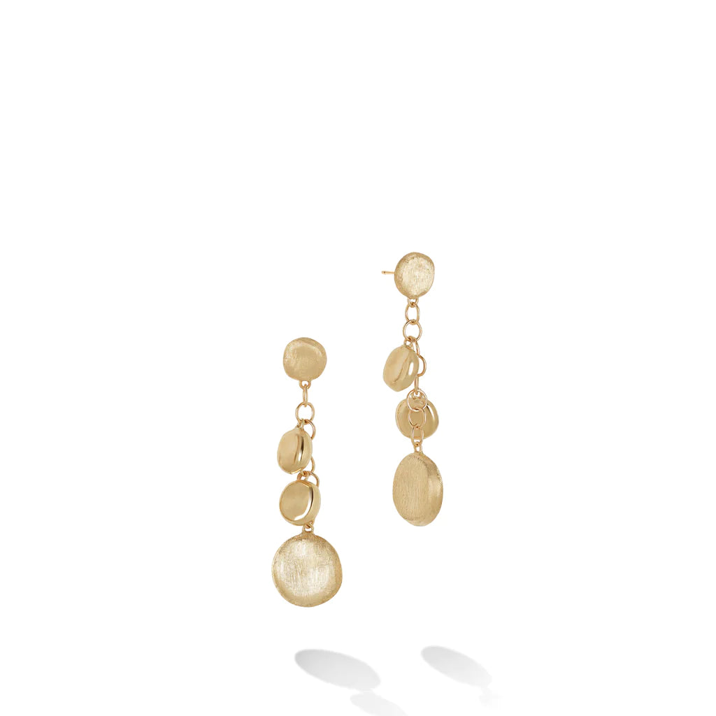 Detachable Drop Earrings with Charms -Marco Bicego Jaipur Link Earrings