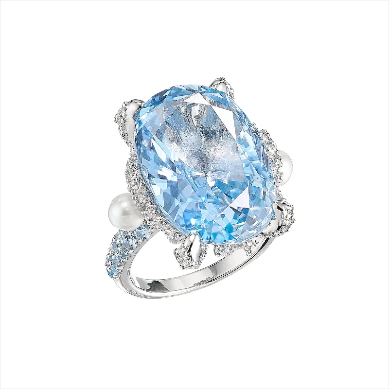 Baby Blue Mermaid Ring