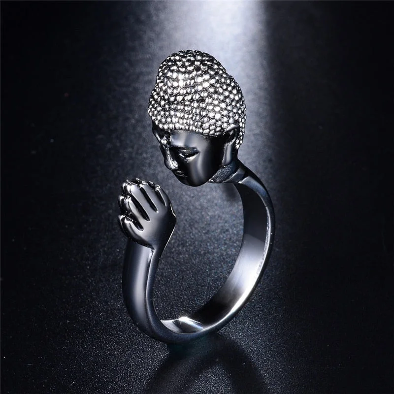 Buddha Head Ring