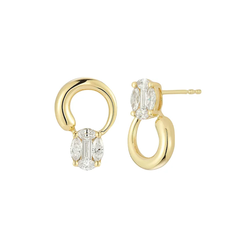 Drop Earrings for Everyday Glamour -Iris Illusion Earrings