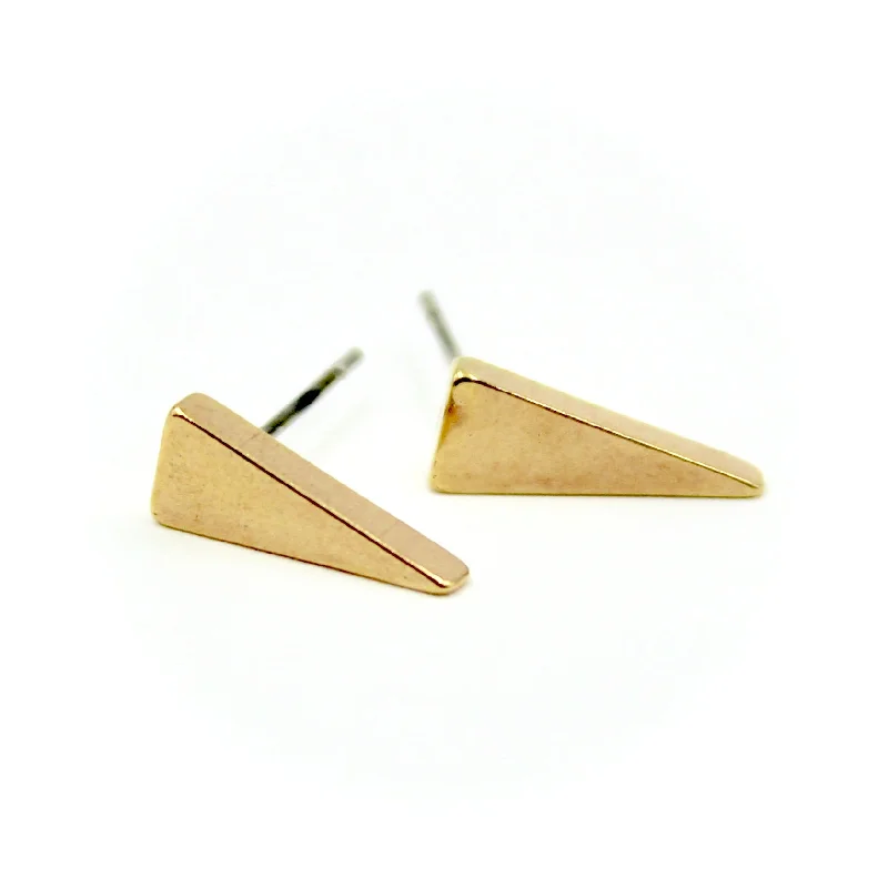 Drop Earrings for Bridesmaids Look -Long Spike Earrings - Brass