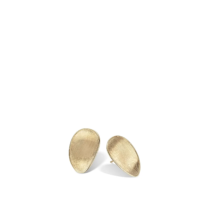 Ethnic Drop Earrings with Tribal Design -Marco Bicego 18K Yellow Gold Stud Earrings