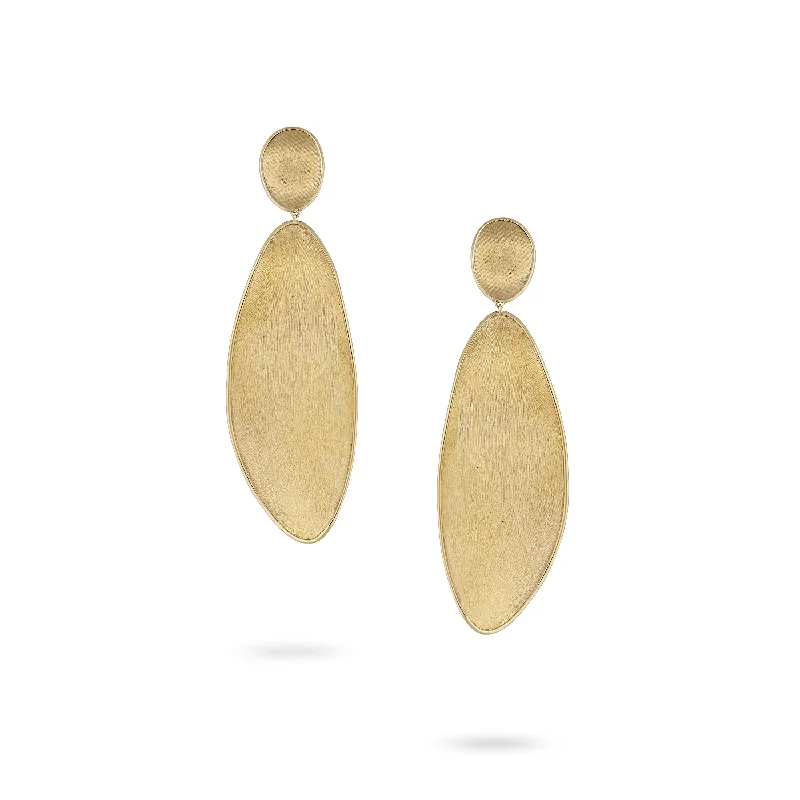 Indian Drop Earrings with Intricacy -Marco Bicego Alta Gold Earrings