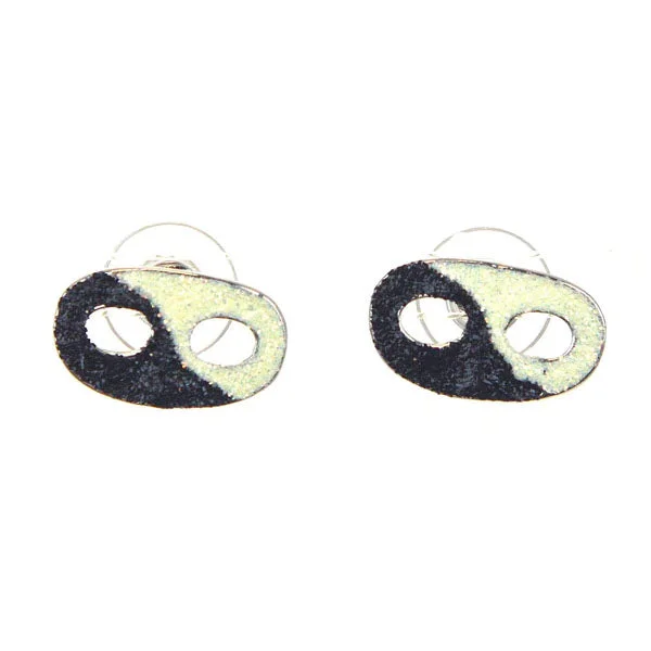 Star Shaped Drop Earrings for Charm -Harlequin Mask Earrings