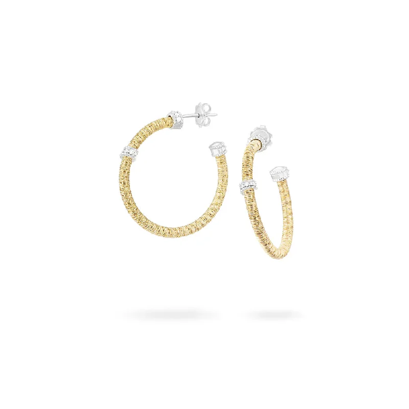 Beaded Drop Earrings for Party -Piero Milano GOA Hoop Earrings