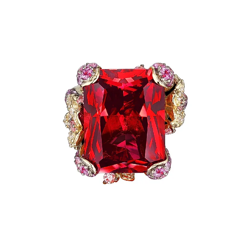 Ruby Cinderella Ring