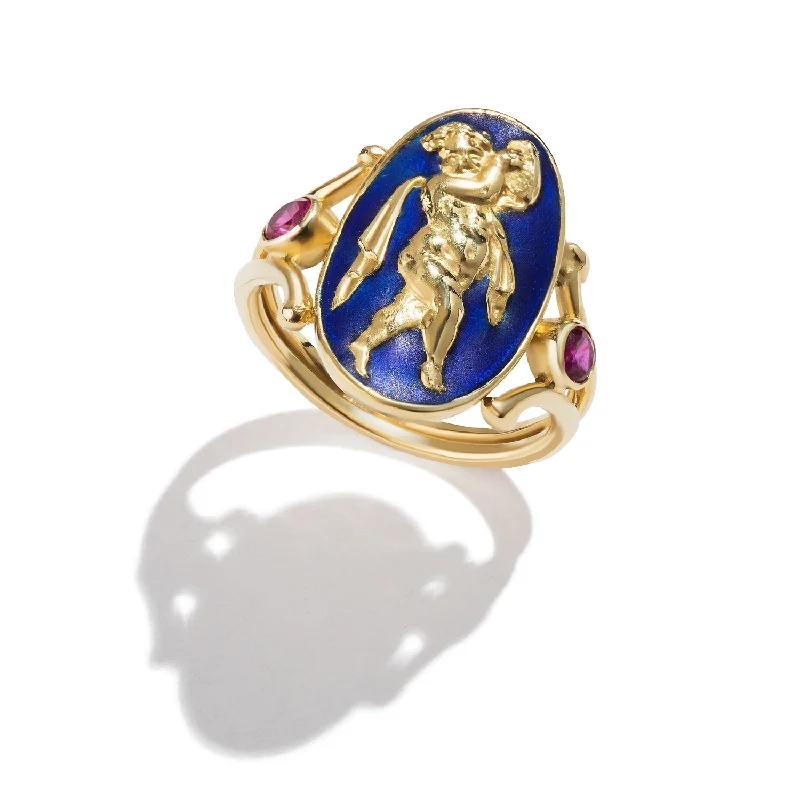 Ruby Danzante Ring