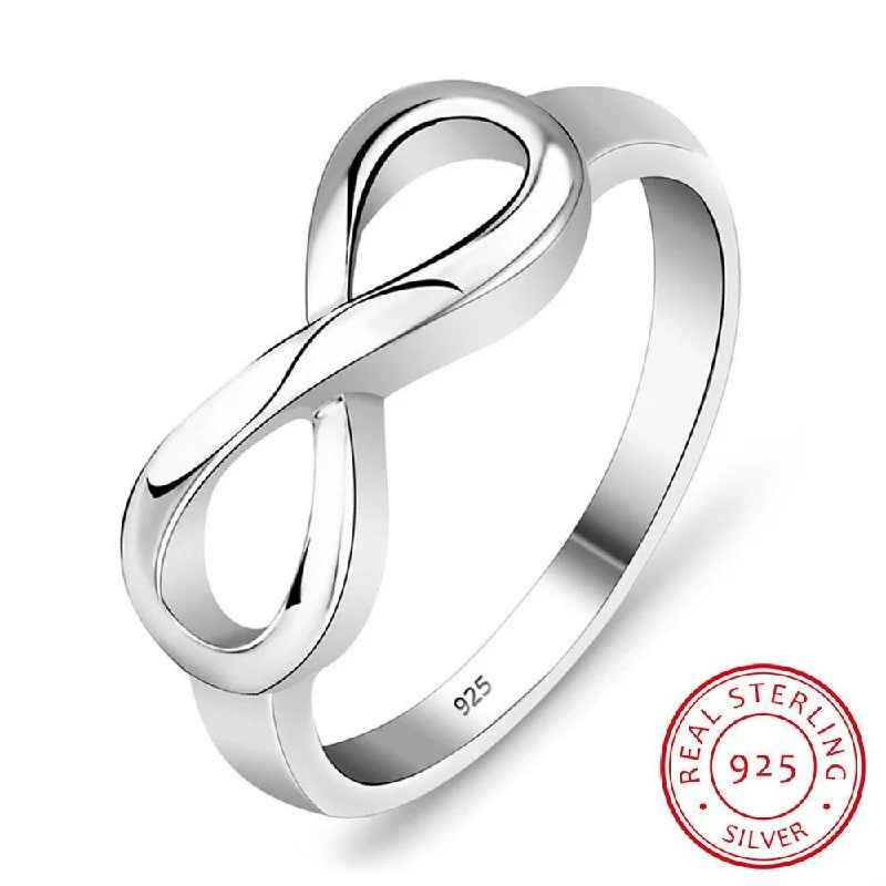 Sterling Silver Classic Infinity Ring