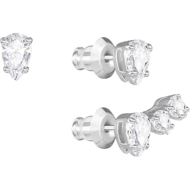 Swarovski Women's Pear Pierced Earring Set - Attract, 3 Piece | 5274076