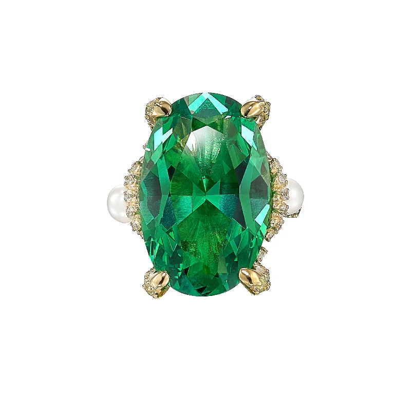 Tourmaline Mermaid Ring