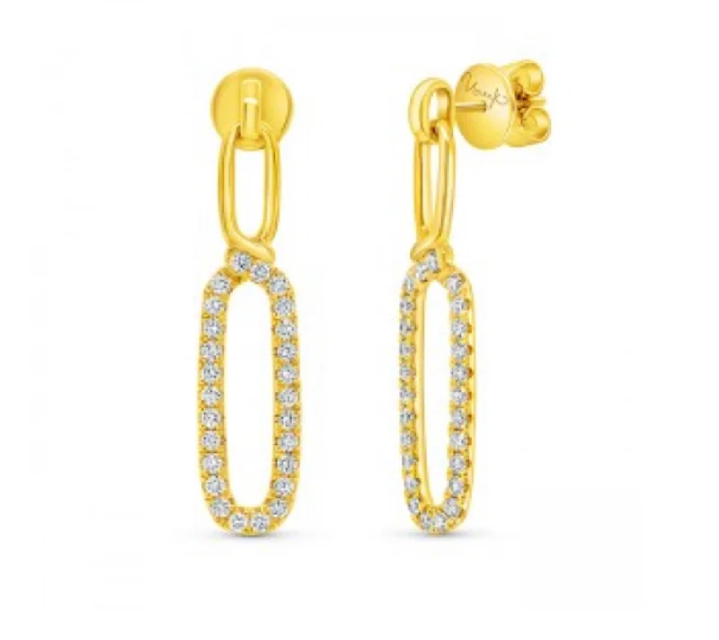 Drop Earrings with Abstract Designs -Uneek-Uneek Legacy Collection Diamond Drop Earrings ER2753DC